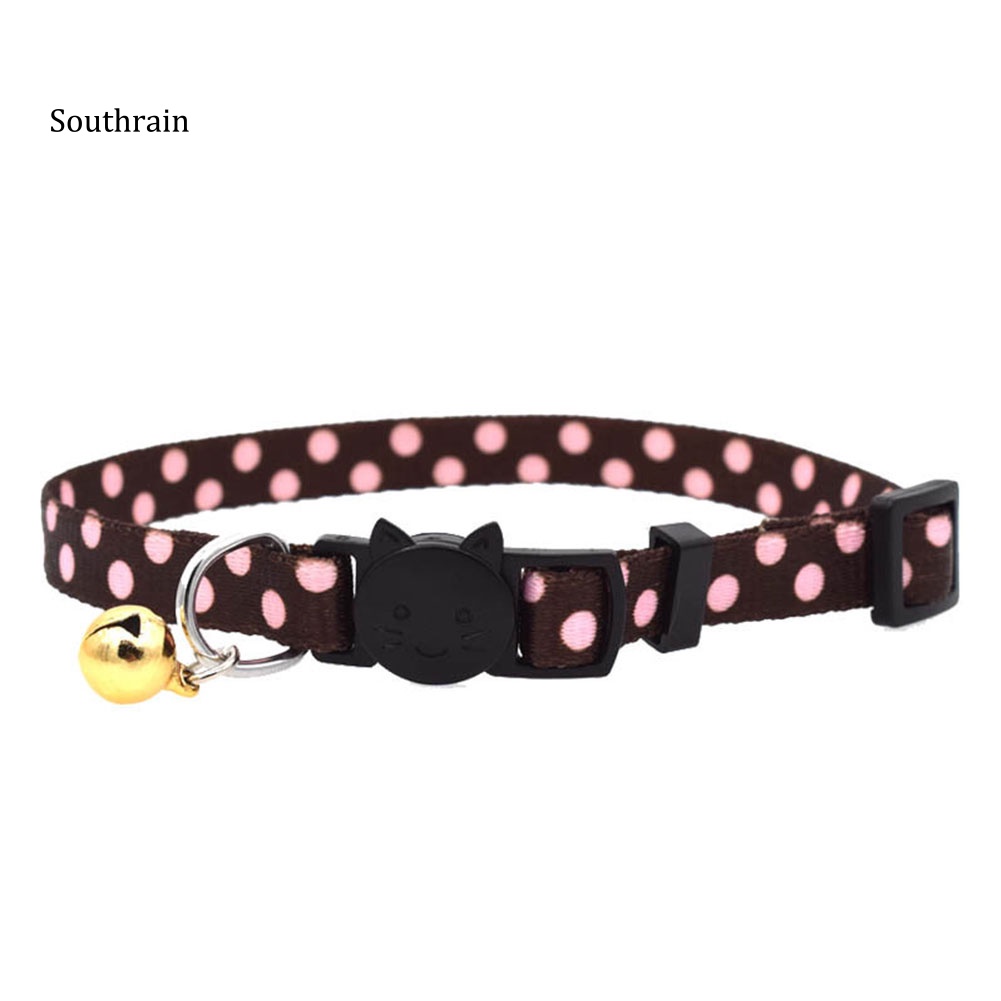Vòng Cổ Khóa Cài An Toàn In Họa Tiết Dễ Thương Có Thể Điều Chỉnh Thời Trang Cho Thú Cưng