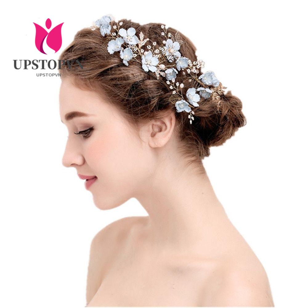 Lược Cài Tóc Đính Hạt Lấp Lánh Cho Cô Dâu|Kẹp Tóc Hình Vương Miện