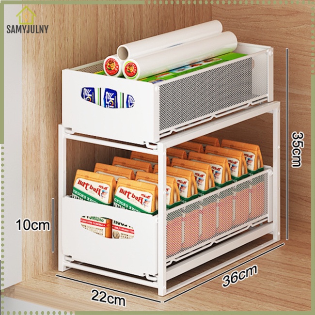 Kệ Đựng Đồ Sức Chứa Lớn Có Ngăn Kéo Gắn Dưới Bồn Rửa Nhà Bếp / Phòng Tắm