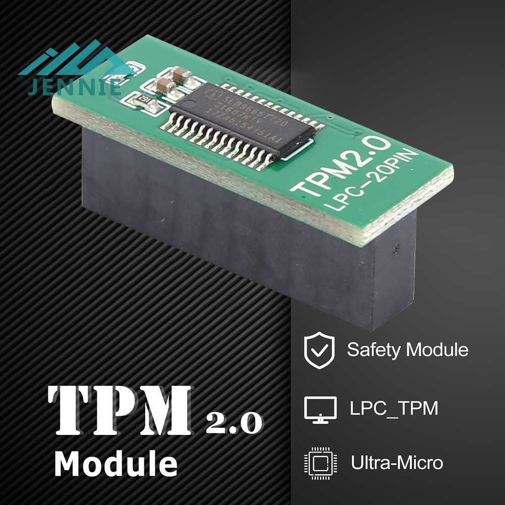 Mô-đun Thẻ Bảo Mật TPM 2.0 LPC-20PIN Thay Thế Cho ASUS GIGABYTE Intel