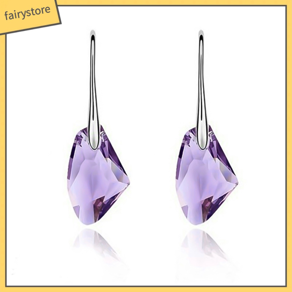 Bông Tai Đính Đá Thời Trang Dự Tiệc Cho Nữ