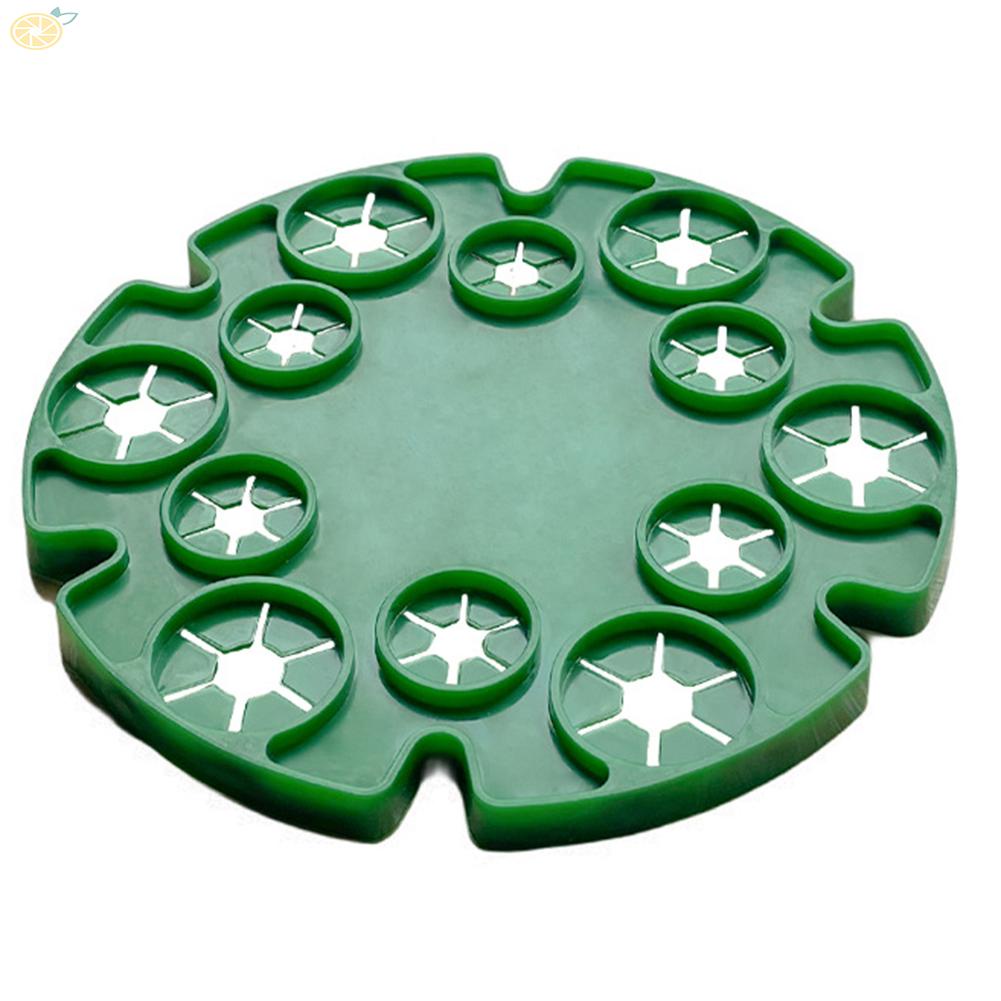 【VARSTR】Easy to Use Garden Bean and Pea Cane Grips Bamboo and Wooden Pole Connector for Climbing Plants 12 Holes