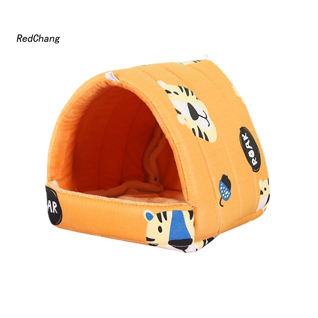 Võng Treo Lót Chuồng Hamster Bằng Vải Bông In Họa Tiết Đáng Yêu
