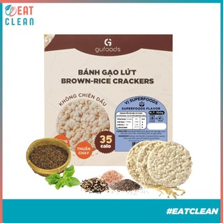 Bánh gạo lứt superfoods GUfoods - Mix siêu hạt chia + quinoa + yến mạch - Ăn kiêng, Tập gym, Thực dưỡng, Eat clean