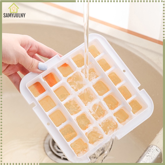 Khay Làm Đá Hai Lớp Dung Tích Lớn Có Nắp Dễ Tháo Gỡ Cho Cocktail / Whisky