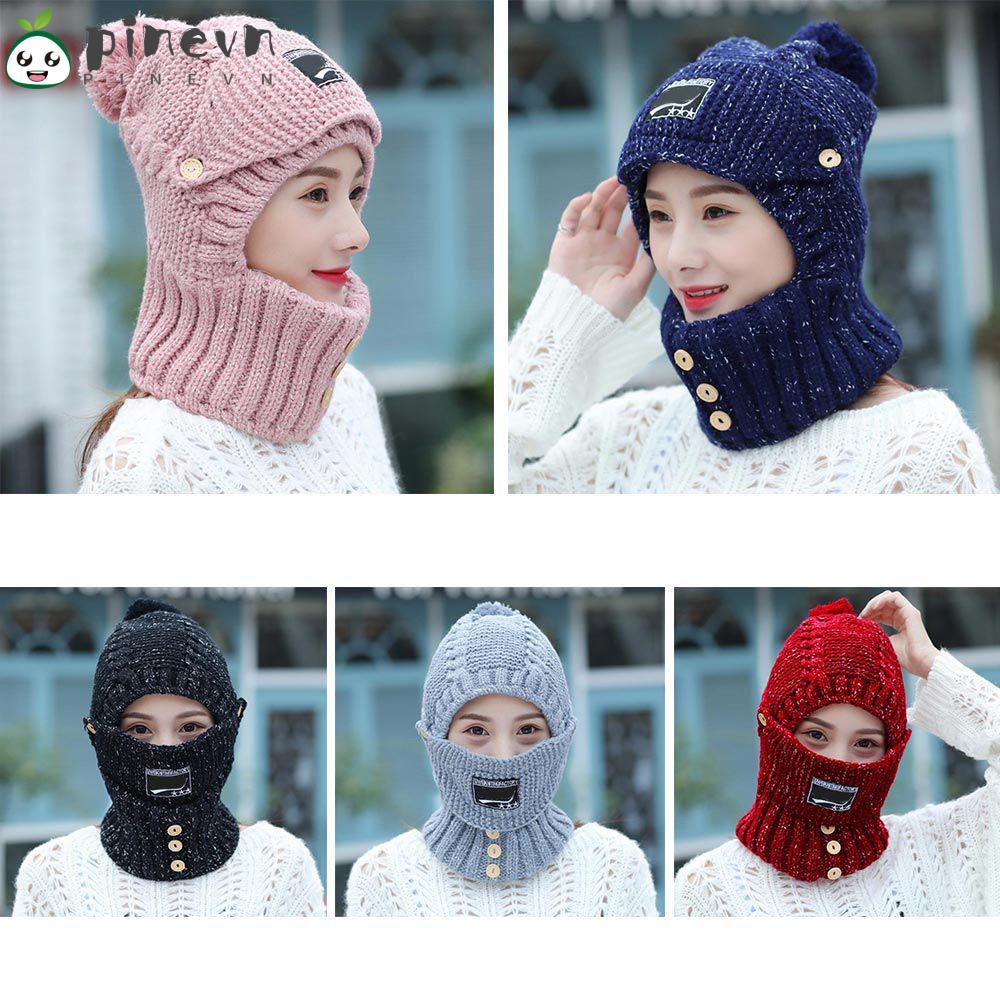 Bộ Mũ Len Và Chụp Tai Chống Gió Giữ Ấm Tiện Dụng