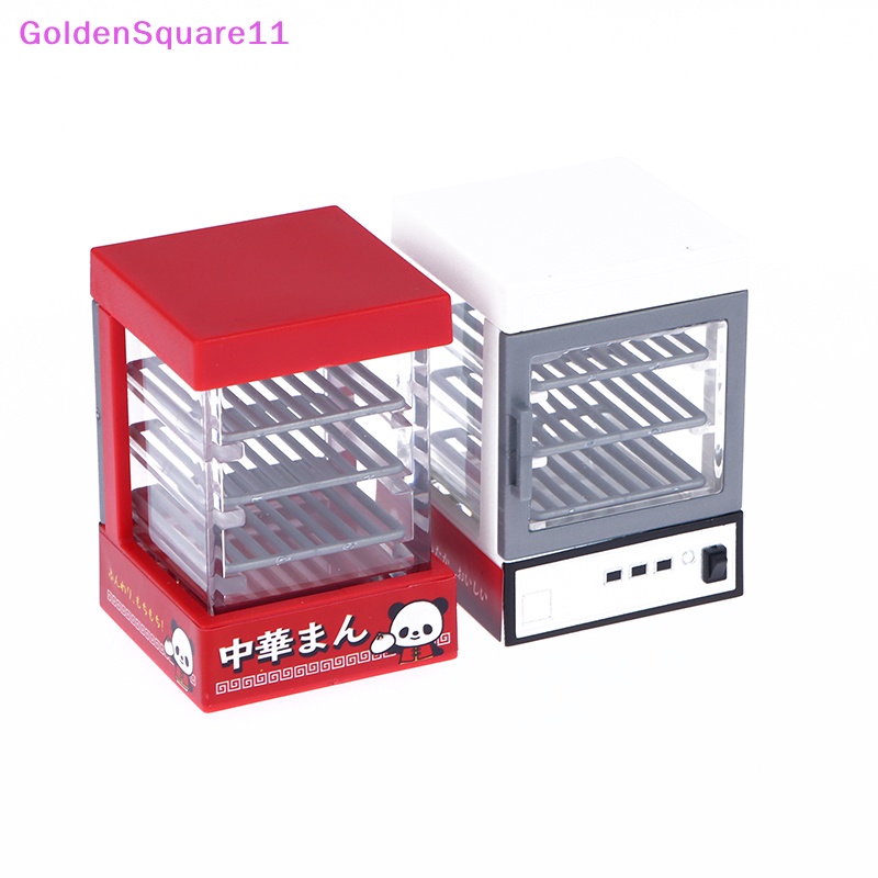 Mô Hình Hộp Hấp Bánh Bao Mini Màu Vàng Kim Dùng Được Trong Lò Vi Sóng Cho Nhà Búp Bê VN