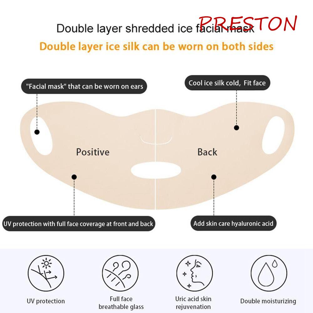 Khẩu Trang Chống Nắng / Gió Bằng Lụa Màu Trơn Thoáng Khí Cho Nam Và Nữ