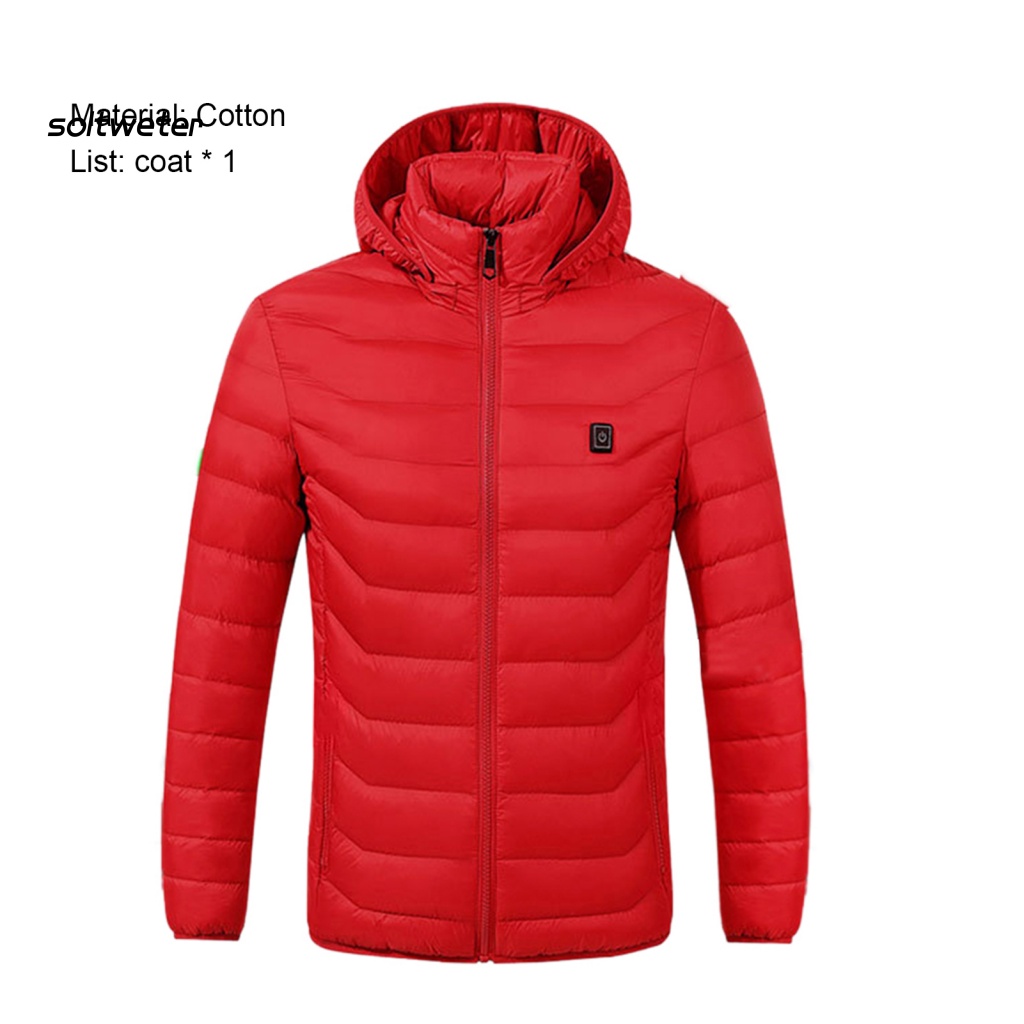 Áo Khoác Sưởi Ấm Cổ Đứng 2 Khung 3 Mức Độ Có Thể Điều Chỉnh Cho Nam
