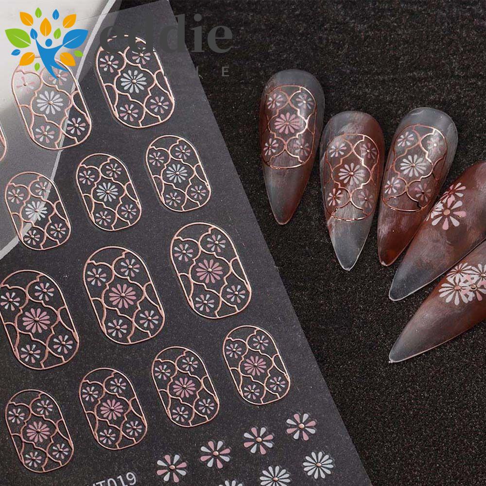 Bộ 26 Hình Dán Móng Tay Họa Tiết Hoa Hướng Dương Thời Trang|Miếng Dán Trang Trí Móng Tay Tự Dính Thiết Kế Dễ Thương