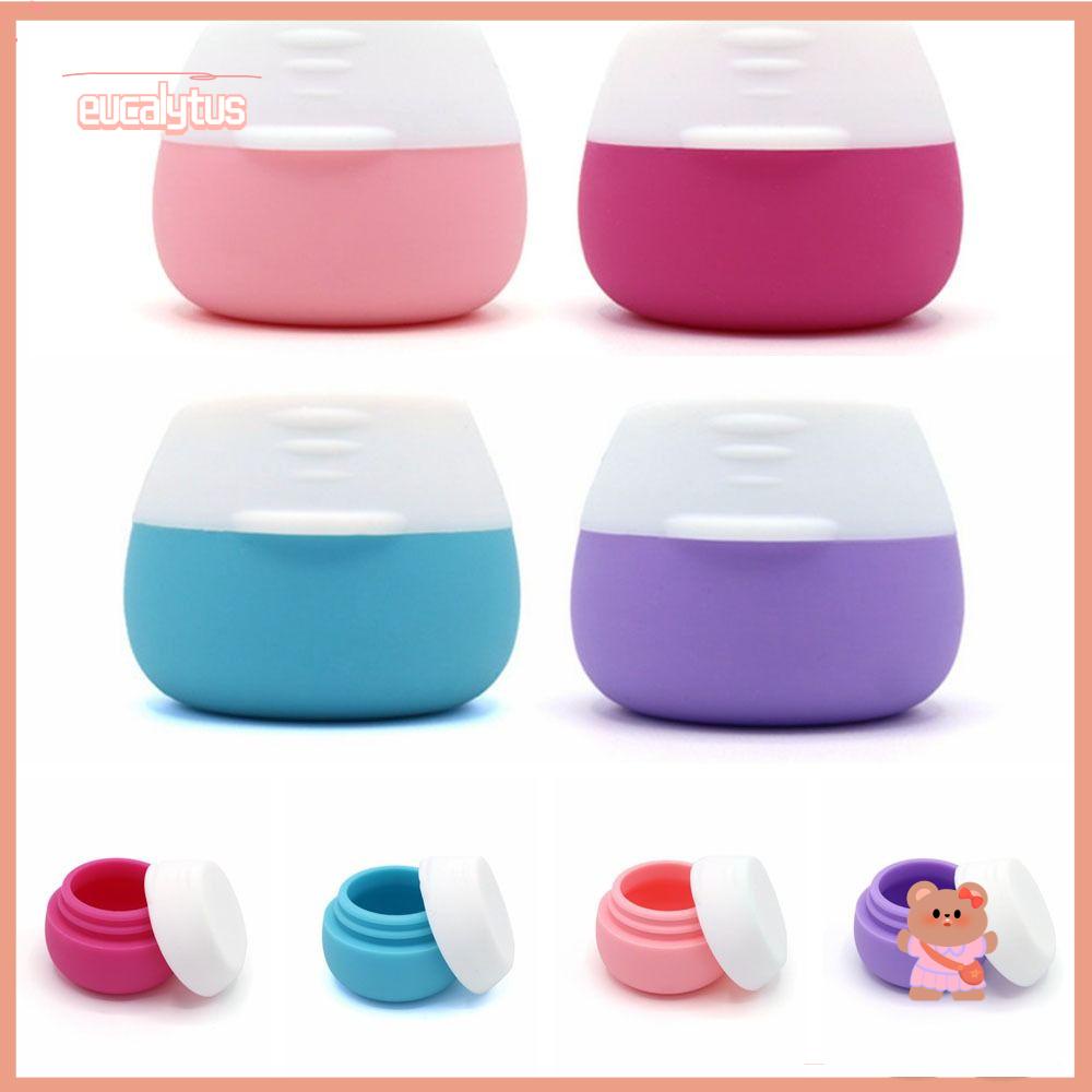 Hộp Đựng Kem Dưỡng Du Lịch Bằng Silicone Màu Xanh Dương