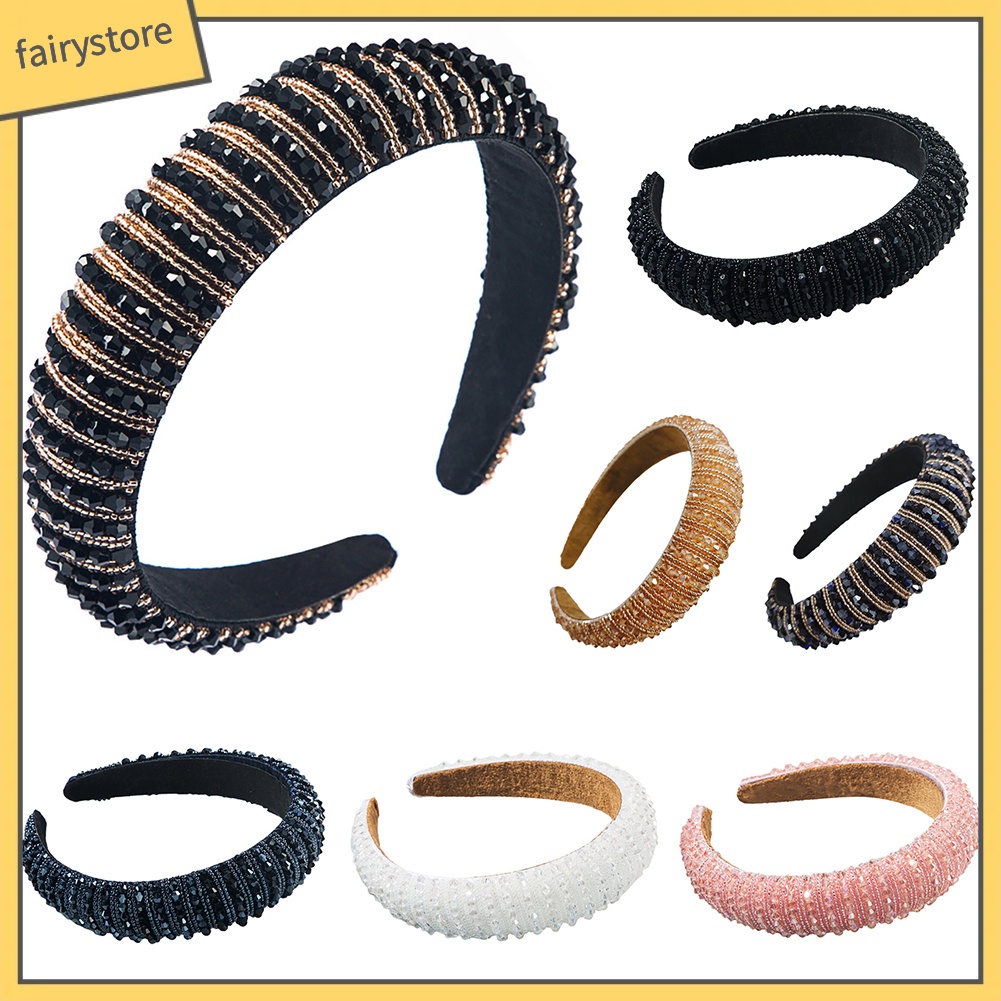 Cài Tóc Đính Hạt Pha Lê Giả Sang Trọng Cho Nữ