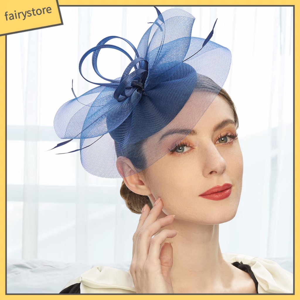 [FRO] Cài Tóc Đính Nơ Nhiều Màu Sắc Ngọt Ngào Phù Hợp Với Đám Cưới Cho Nữ