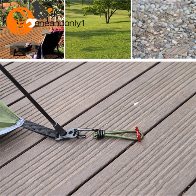 Móc Khóa Dây Lều Trại Co Giãn Chống Gió Tiện Dụng