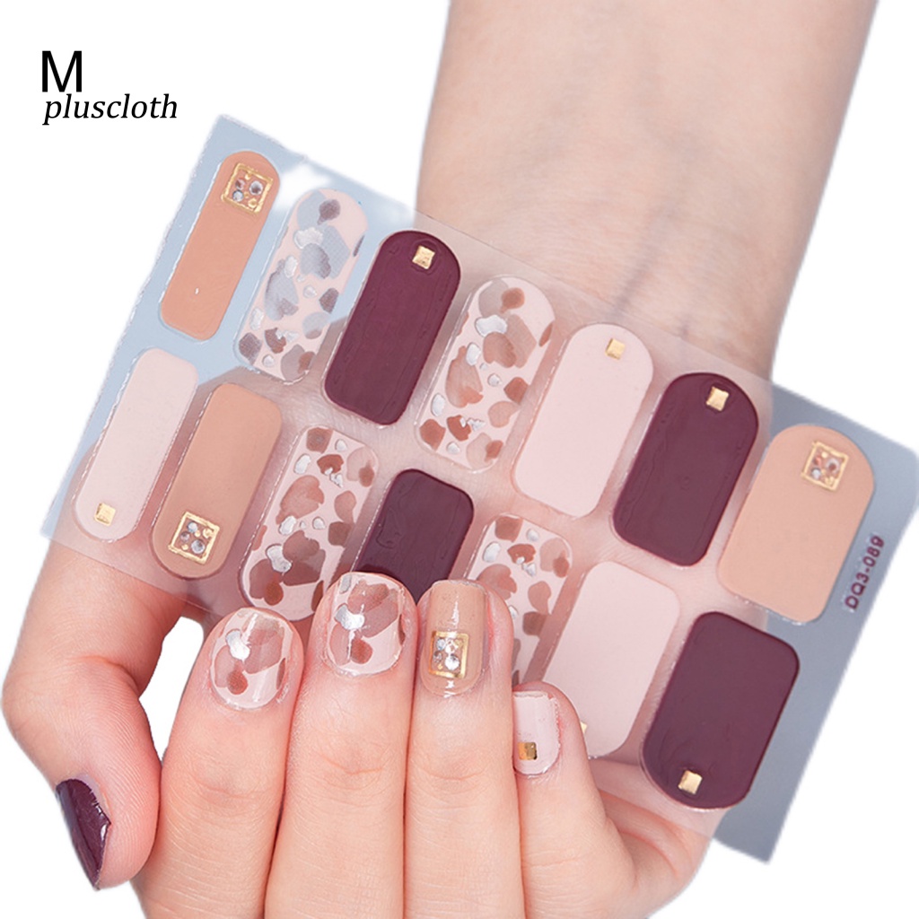 1 Bộ Miếng Dán Móng Tay Siêu Mỏng Không Gây Kích Ứng Có Thể Tháo Rời