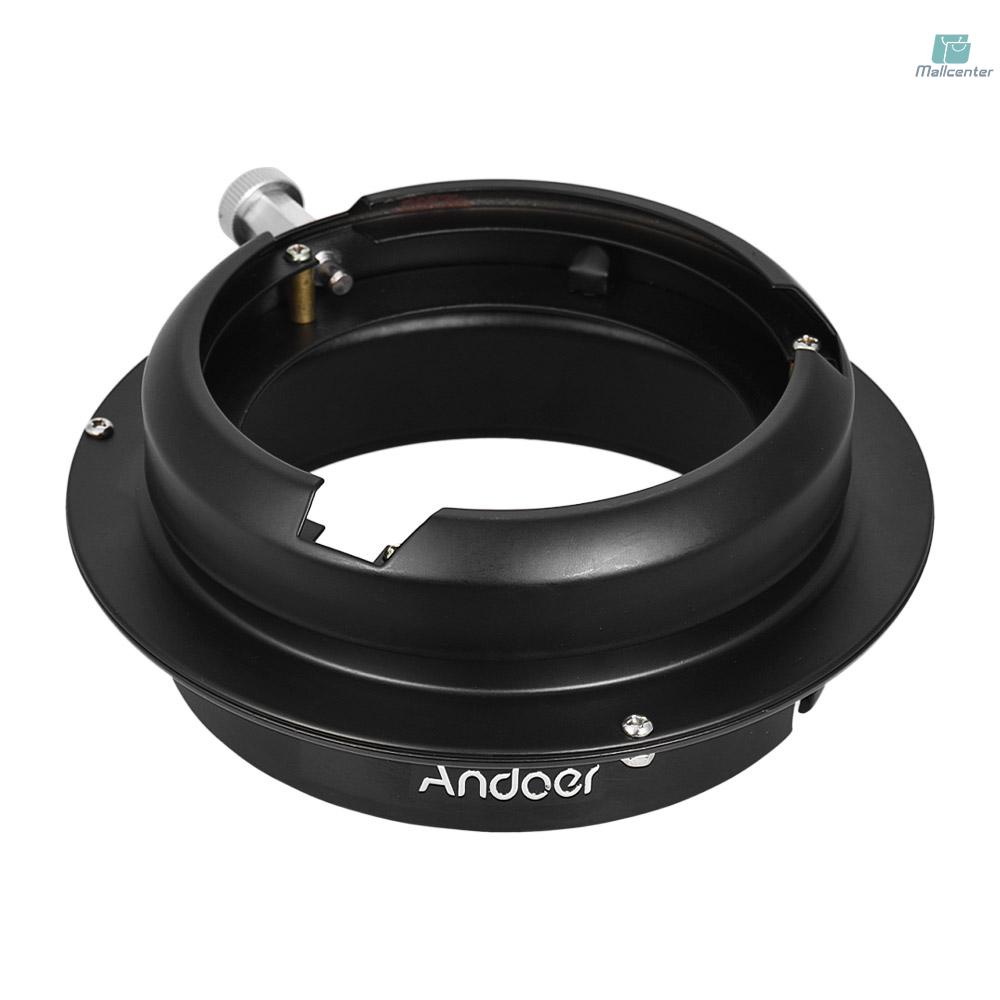 Andoer Professional Photography Photo Studio Elinchrom Mount to Bowens Mount Speedring Converter Adapter Ring for Bowen Mount Softbox Beauty Dish for Elinchrom Mount Studio Strobe Flash Light