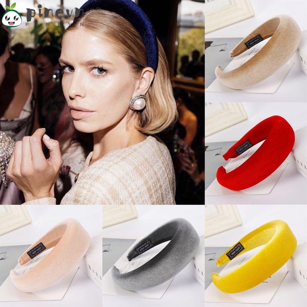 Băng Đô Cài Tóc Bằng Nhung Kiểu Dáng Đơn Giản Cho Nữ