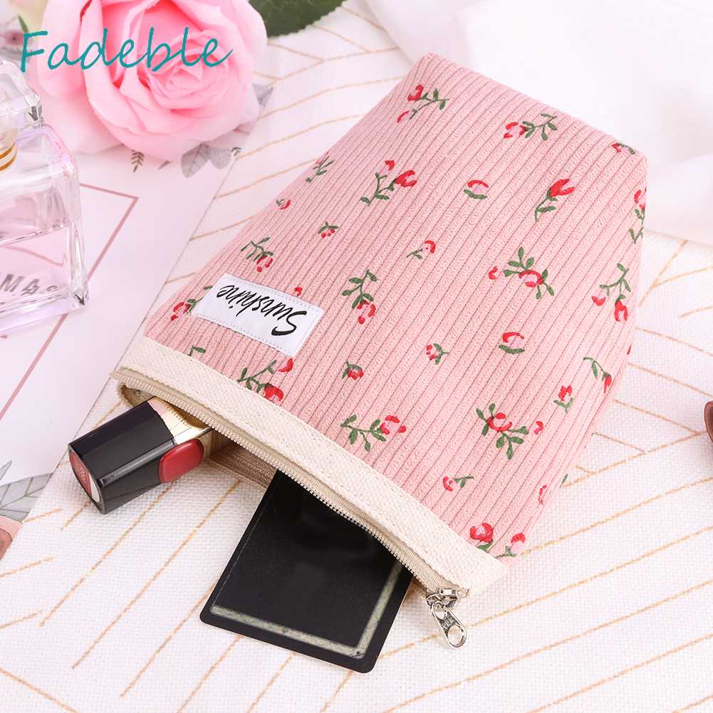 Túi Nhung Đựng Cọ Trang Điểm Gọn Nhẹ Cho Nữ