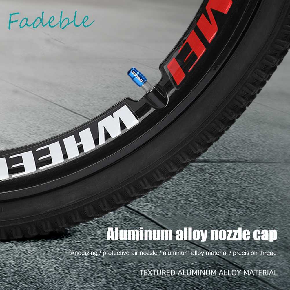 Bộ 2 Ốp Van Bánh Xe Đạp Bằng Hợp Kim Nhôm Cao Cấp