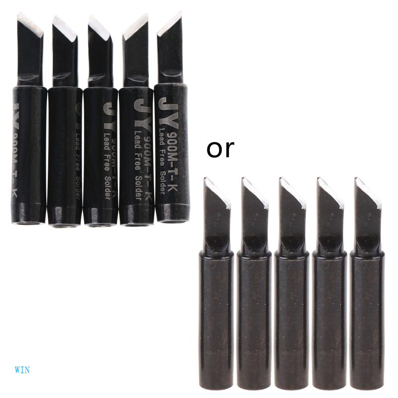 Set 5 Đầu Hàn 900M-T-K Không Chì Cho Hakko Saike 936 852d + 909D ESD