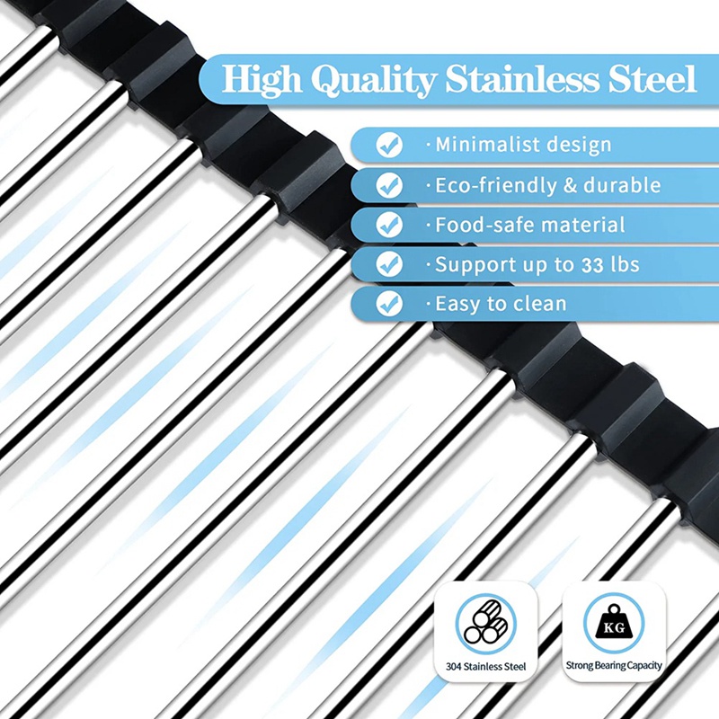 Giá Phơi Khô Chén Dĩa Dạng Cuộn Tiện Dụng Cho Nhà Bếp