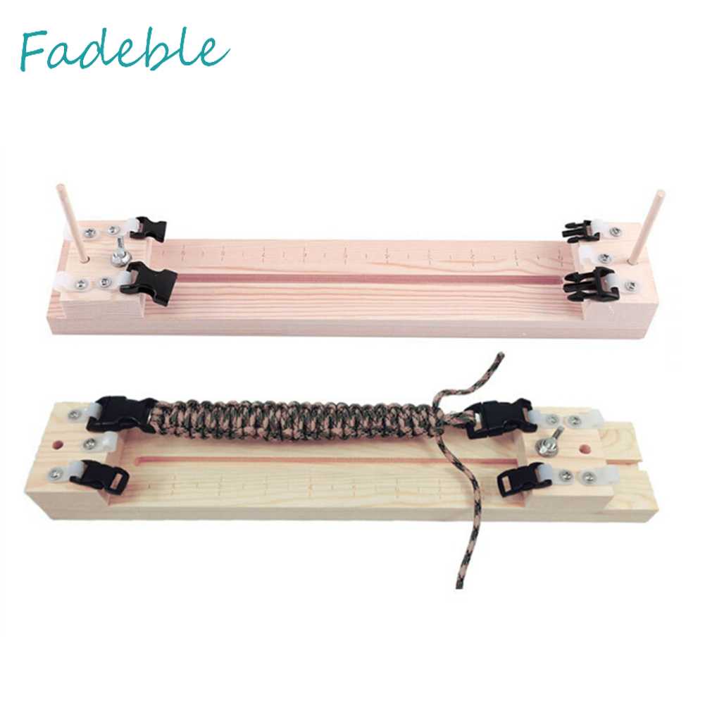 Bộ Dụng Cụ Dệt Vòng Đeo Tay Bằng Gỗ Có Thể Điều Chỉnh Độ Dài