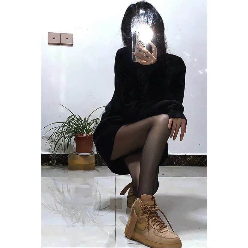 Giày Thể Thao Air Force One 1 High Flax AF1 CJ9178-200