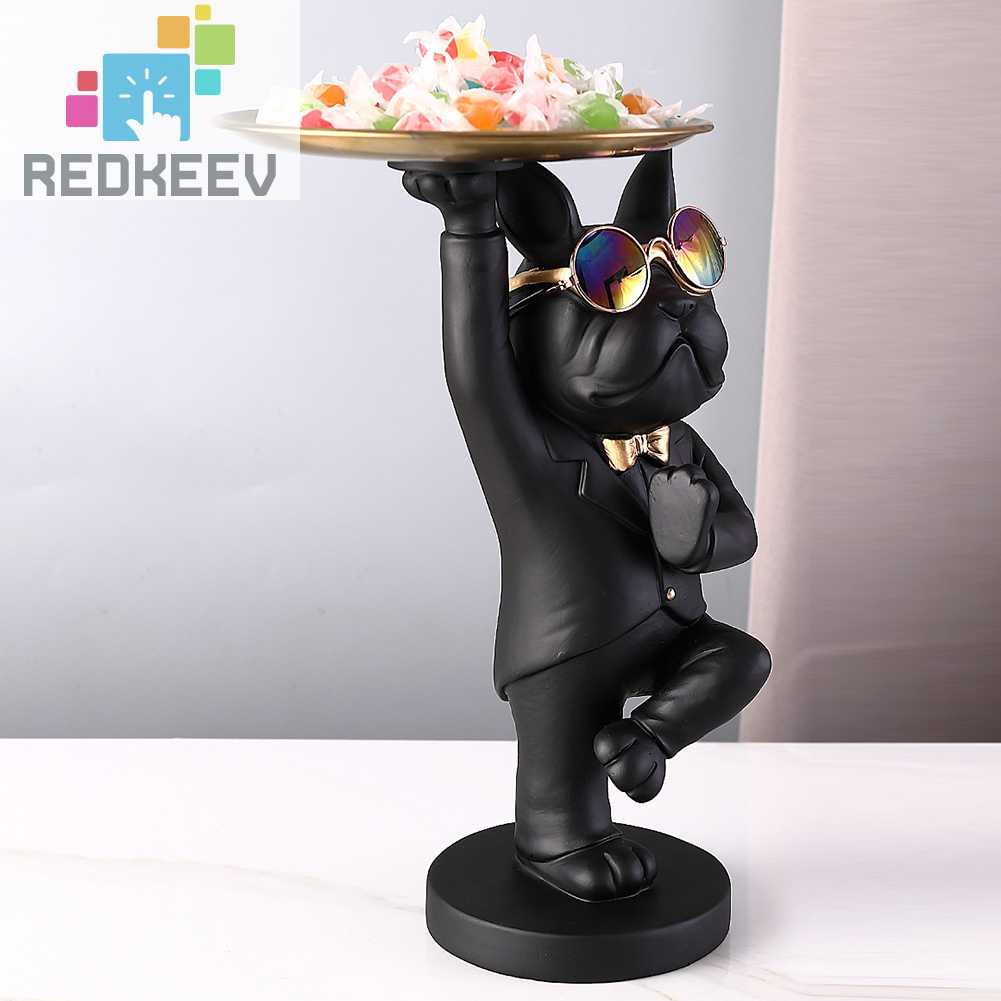 Hộp Đựng Đồ Dùng Hình Chó Bull Bằng Nhựa Độc Đáo Trang Trí Nhà Cửa / Phòng Khách