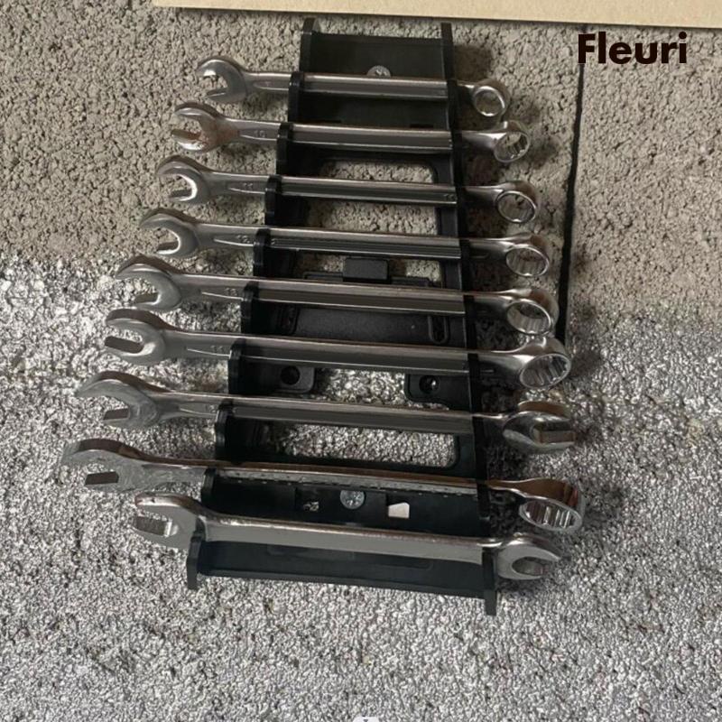 [Fleurir] Giá Treo Cờ Lê Gọn Nhẹ Gắn Tường Sắp Xếp Gọn Gàng Cho Cửa Hàng Làm Việc