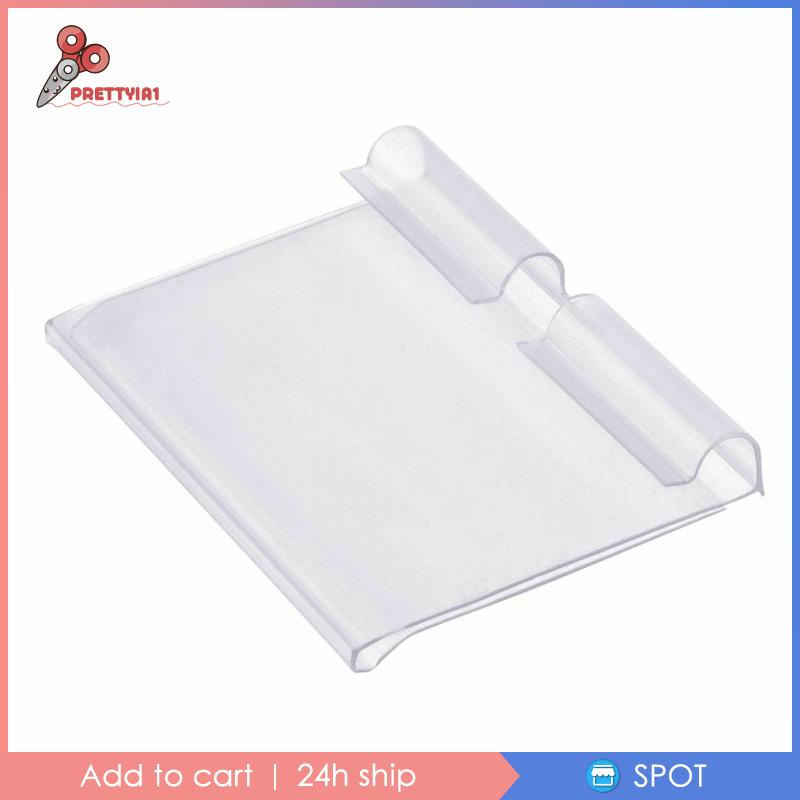 [Prettyia1] Set 2 Giá Đỡ Nhãn Màu Trong Suốt Kích Thước 60x42mm