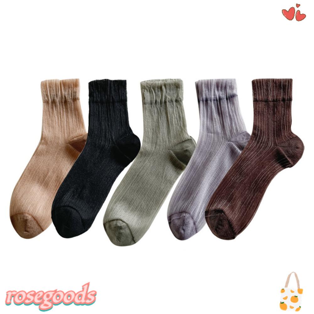 Set 5 Đôi Vớ Trong Suốt Trọng Lượng Nhẹ Thoáng Khí Dành Cho Nữ