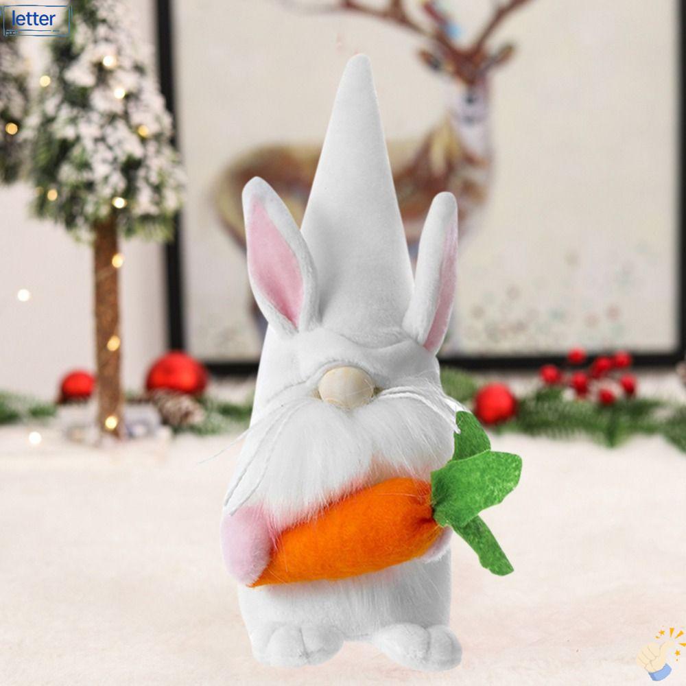 Phụ Kiện Trang Trí Nhà Cửa Hình Thỏ Phục Sinh Handmade Dễ Thương