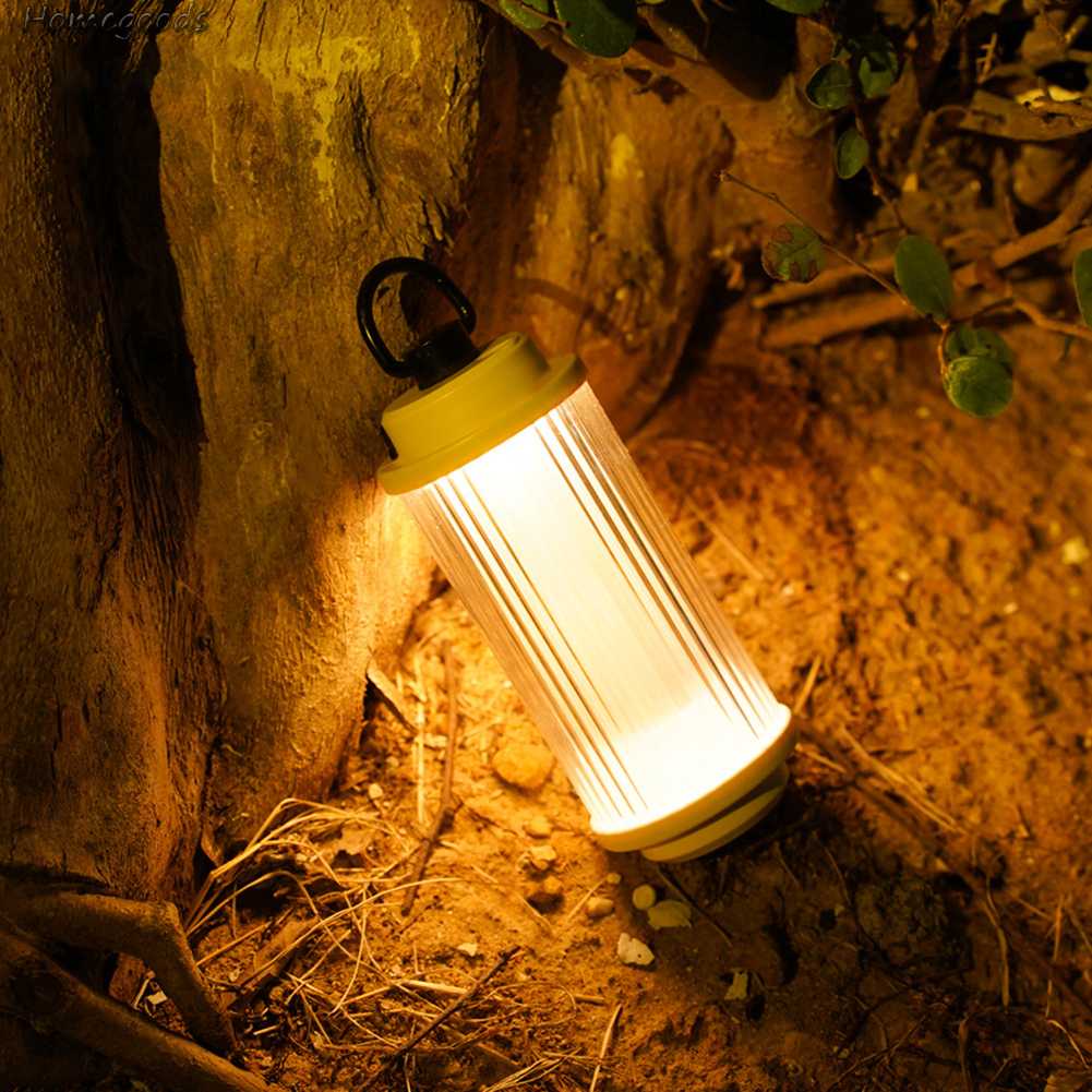 Đèn Pin Cắm Trại Siêu Sáng 200LM Đến 9H 3000mAh Tiện Dụng