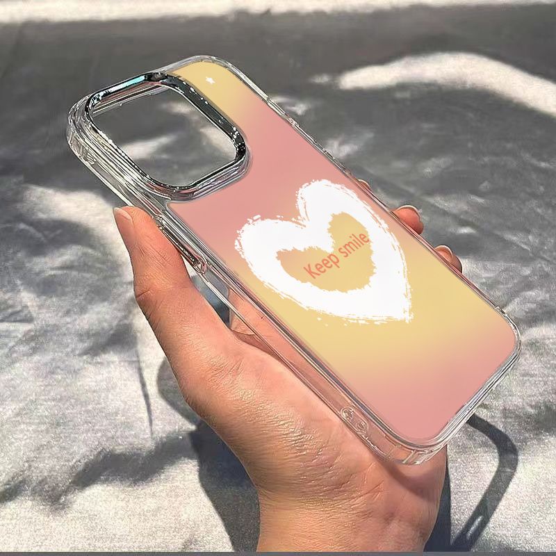 ✅Ốp Điện Thoại Mềm Chống Sốc Màu Hồng / Trắng Đơn Giản Cho Iphone max11 14Pro Plus 13 128 7In QZE7