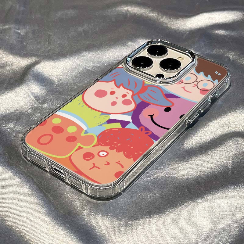 ✅Ốp Điện Thoại Dẻo Họa Tiết Phong Cách Graffiti Đơn Giản Chống Sốc Cho Iphone1213 814pro 11In Style 7plus