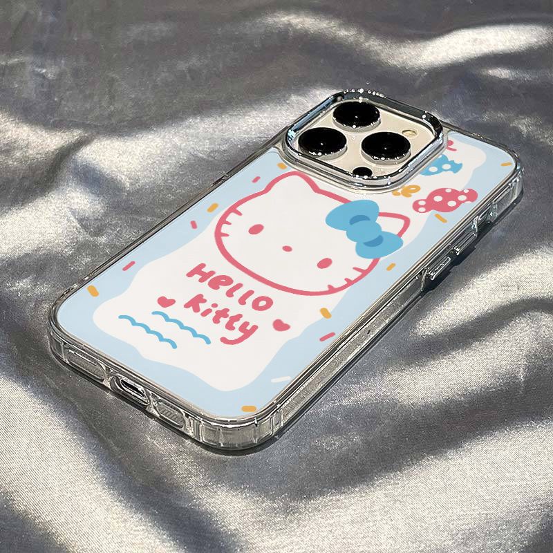 ✅Ốp Điện Thoại Mềm Chống Sốc In Hình Hello Kitty Cho Iphone 14pro8max / Apple plus13ins Style 7 iPhone1211 OD1M