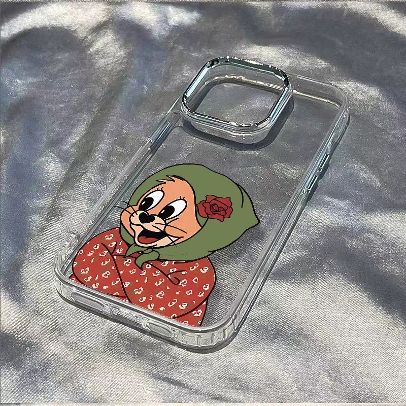 ✅Ốp Điện Thoại Dẻo Họa Tiết Đơn Giản Thời Trang Chống Sốc Cho iPhone12maxxs 7 Jerry 1314pro11 Plus 8