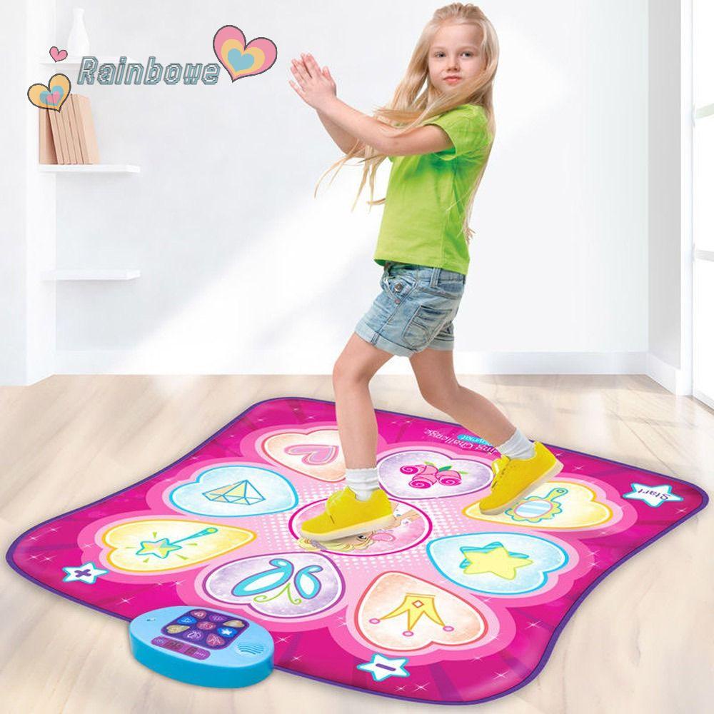 Thảm Nhảy Màu Cầu Vồng Phát Nhạc Vui Nhộn Cho Bé