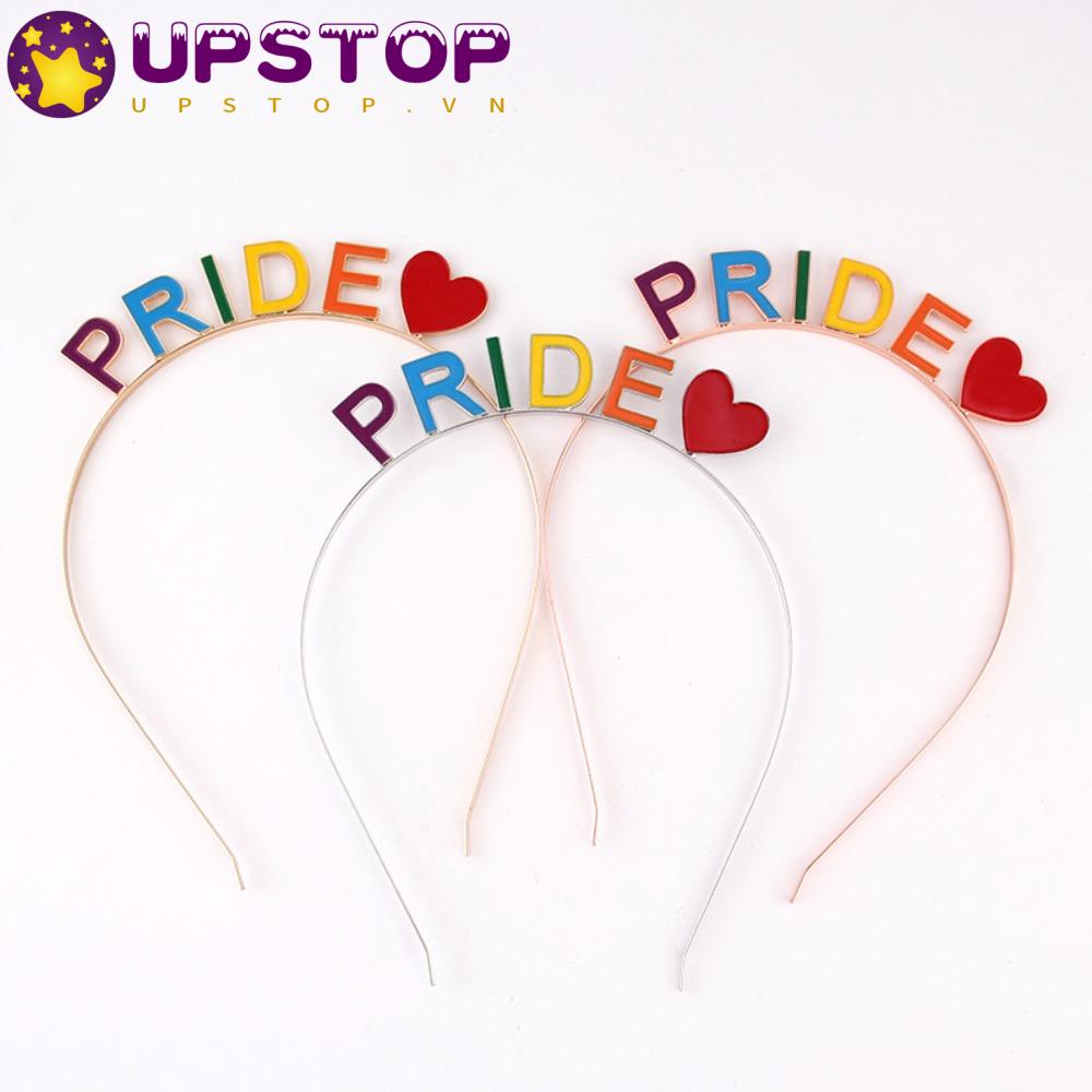 Băng Đô Cài Tóc Đính Hạt Tròn Phong Cách Lgbt Cho Bé Gái