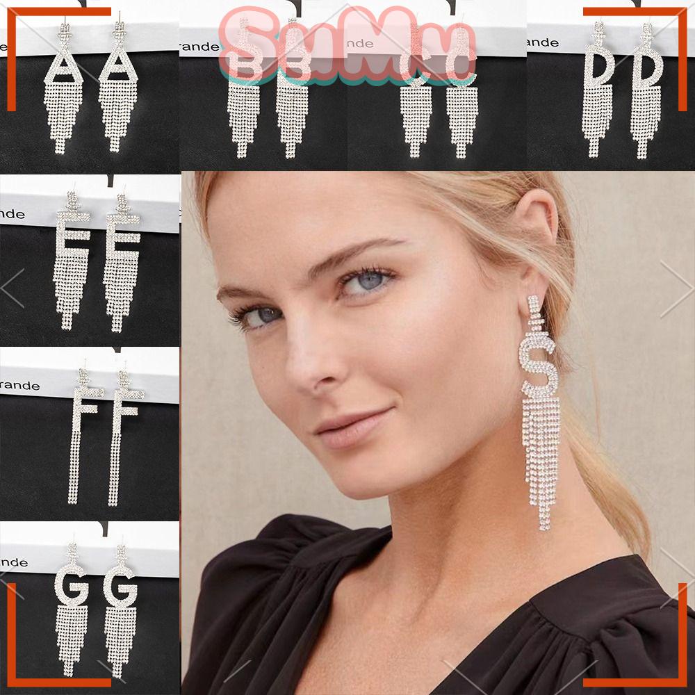 Bông Tai Chữ SUMU Lấp Lánh Thời Trang Cho Nữ|Bông Tai Thời Trang Xinh Xắn Cá Tính