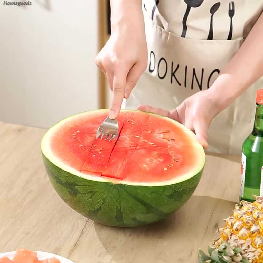Dụng Cụ Cắt Dưa Hấu Kiêm Nĩa 2 Trong 1 Đa Năng