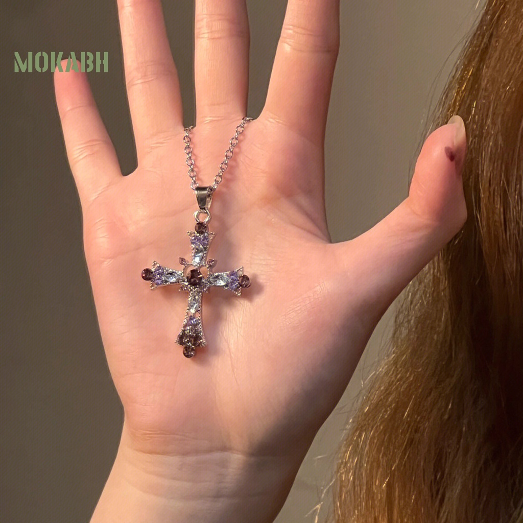 Vòng cổ Họa Tiết Hình Học / Trái Tim / Thánh Giá Đính Đá Nhiều Màu Sắc Phong Cách Âu Mỹ Thời Trang Cho Nữ