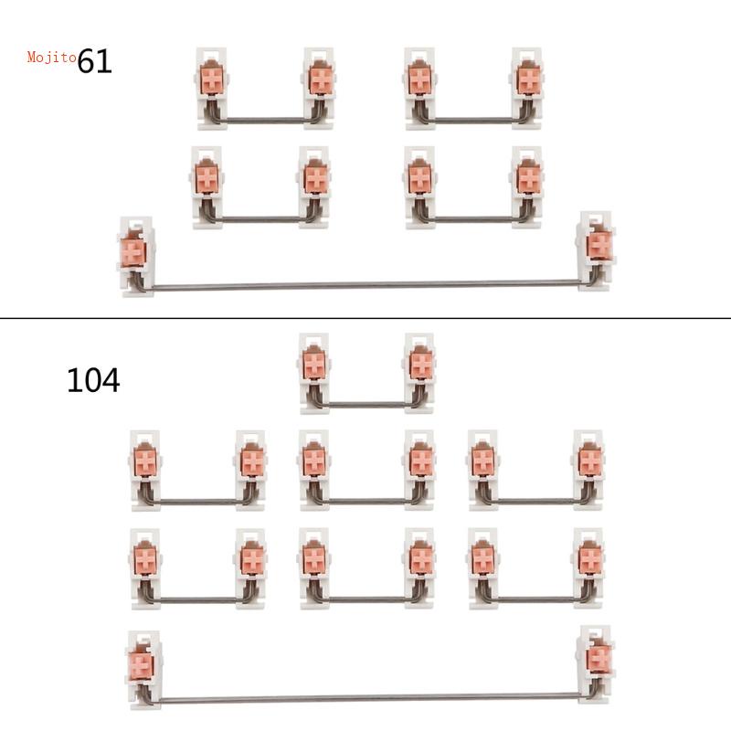 Trục Ổn Định Vệ Tinh Tùy Chỉnh Mojito 6 25U 2U Cho Bàn Phím Cơ 61 87 104 108