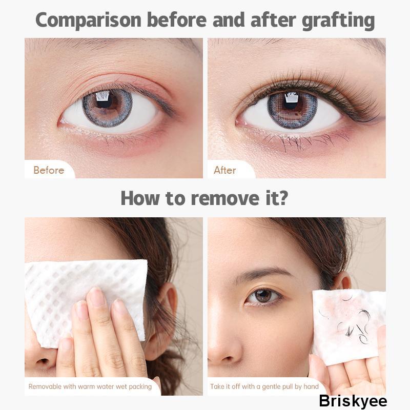 🎶Bộ 4 Bốn Món Keo Dán Lông Mi Giả Kèm Khay Nhẫn Chuyên Dụng