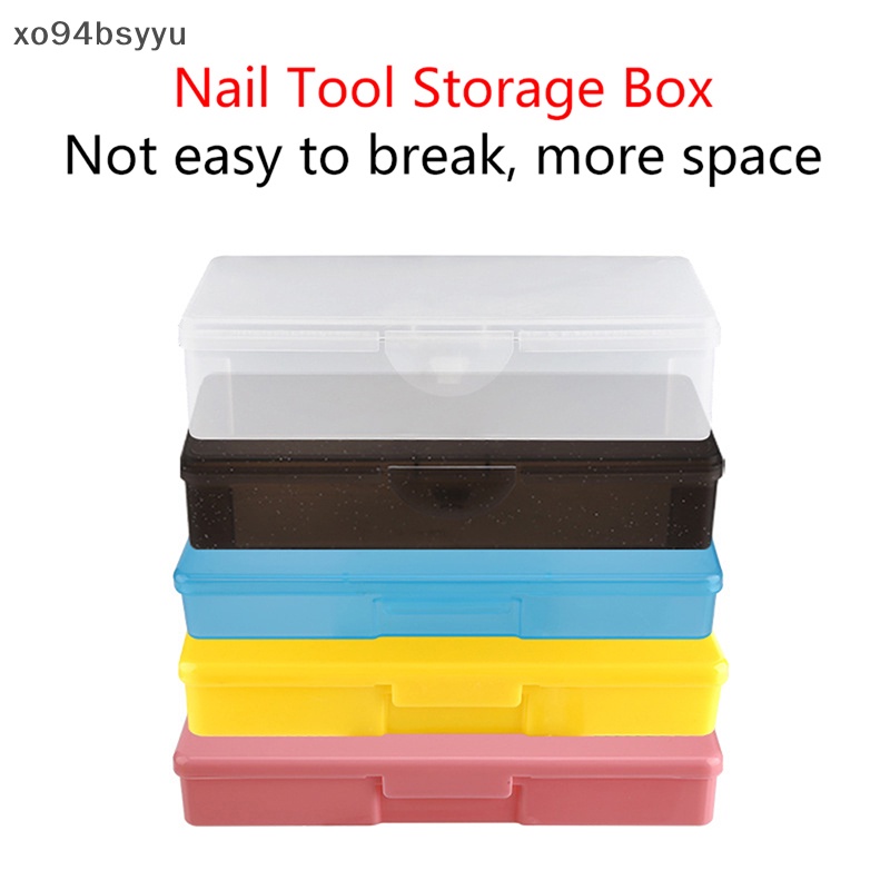 Hộp Nhựa PP Xo94Bsyu Đựng Dụng Cụ Làm Móng Chống Bụi Tiện Dụng