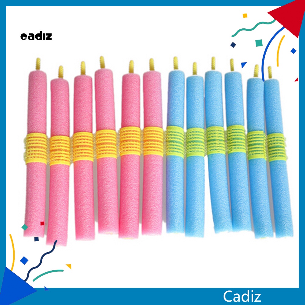 Bộ 12 Lô Uốn Tóc DIY Bằng Bọt Biển Tiện Dụng Cho Nữ