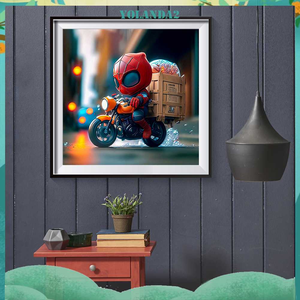 Bộ Tranh Đính Đá 5D Họa Tiết Hoạt Hình Độc Đáo DIY Dùng Trang Trí Nhà Cửa