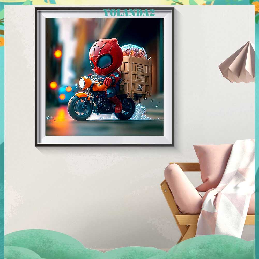 Bộ Tranh Đính Đá 5D Họa Tiết Hoạt Hình Độc Đáo DIY Dùng Trang Trí Nhà Cửa