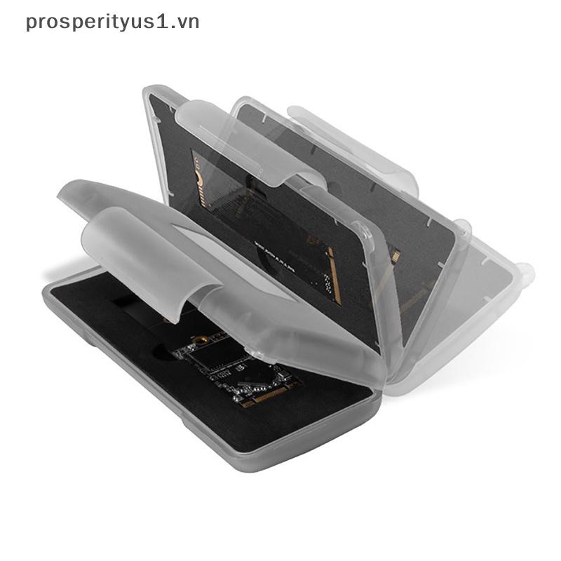 Hộp Đựng Thẻ Nhớ SSD M2 2280 Bằng Nhựa Chống Tĩnh Điện Chống Nước Cho 6 x M.2 NVME 2280