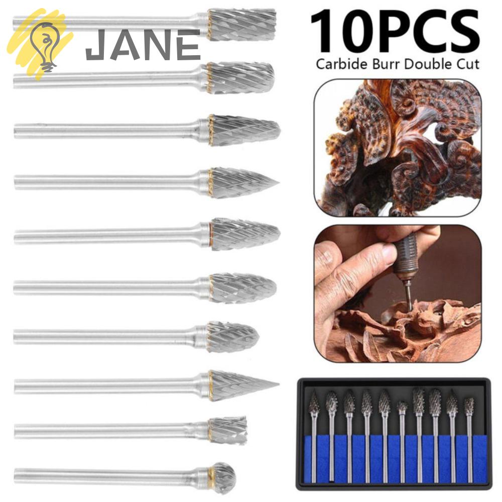 Set 10 Đầu Mài Cắt / Điêu Khắc Điện 10 Kiểu Chuyên Dụng